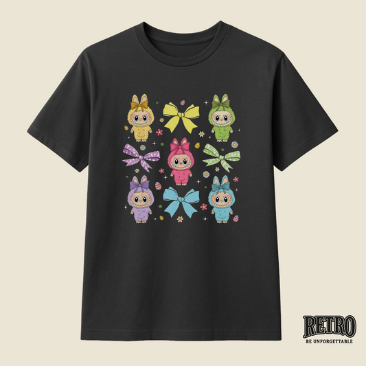 Black Labubu T-Shirt India