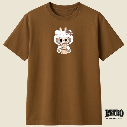 Cute Labubu T-Shirt India – Regular Fit | Trending Kawaii Anime Graphic Tee