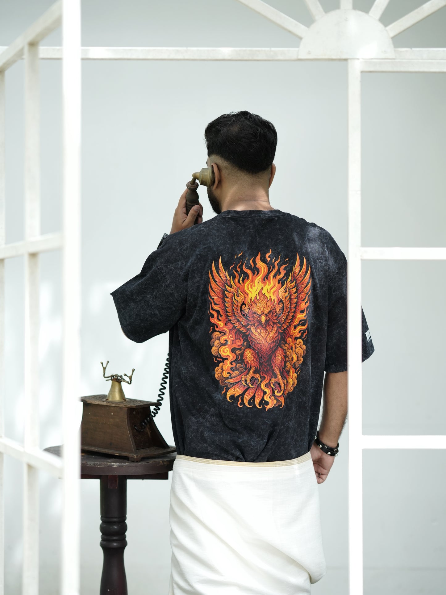 Jatayu Stonewash Oversized Unisex T-shirt