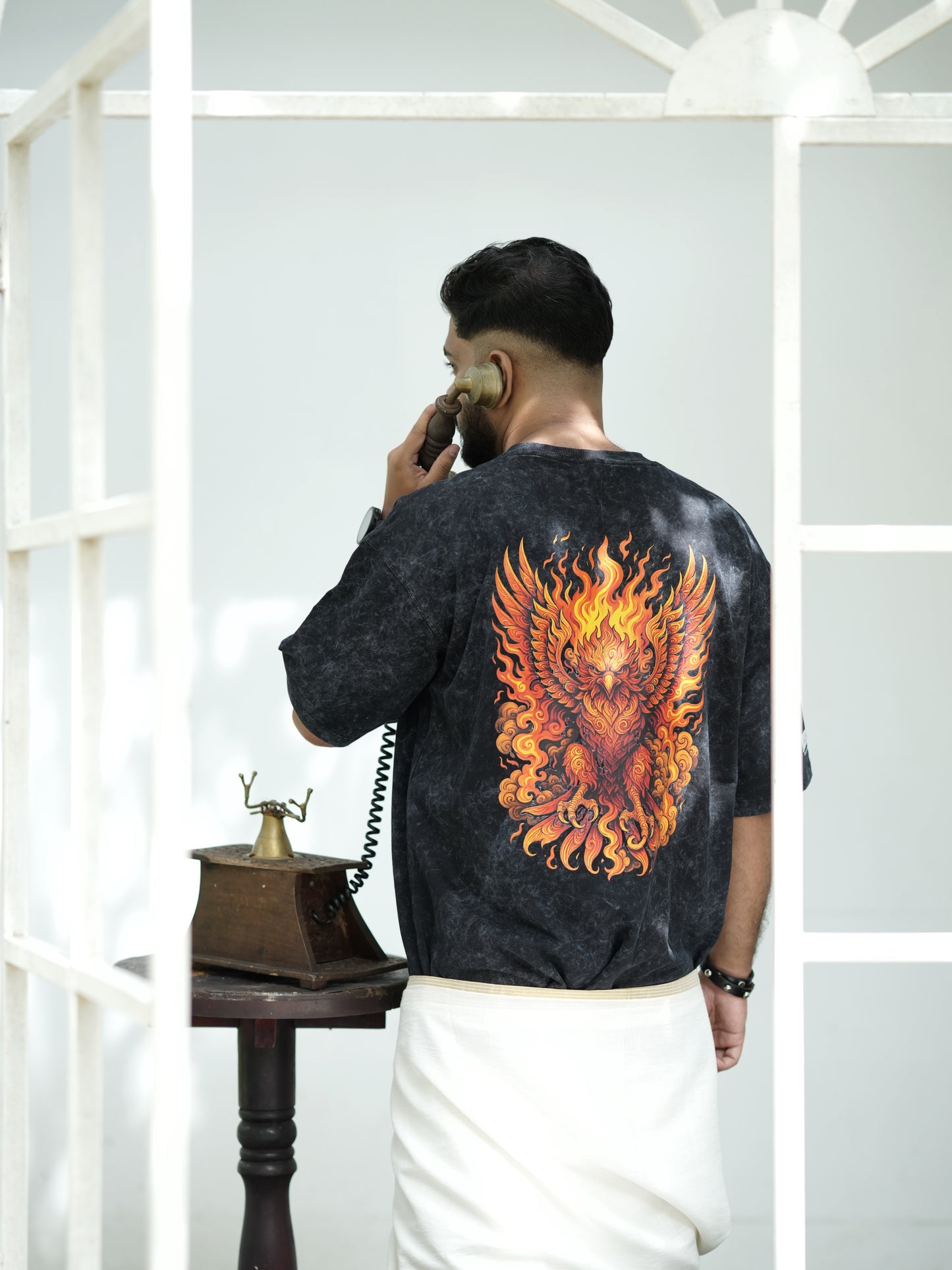 Jatayu Stonewash Oversized Unisex T-shirt