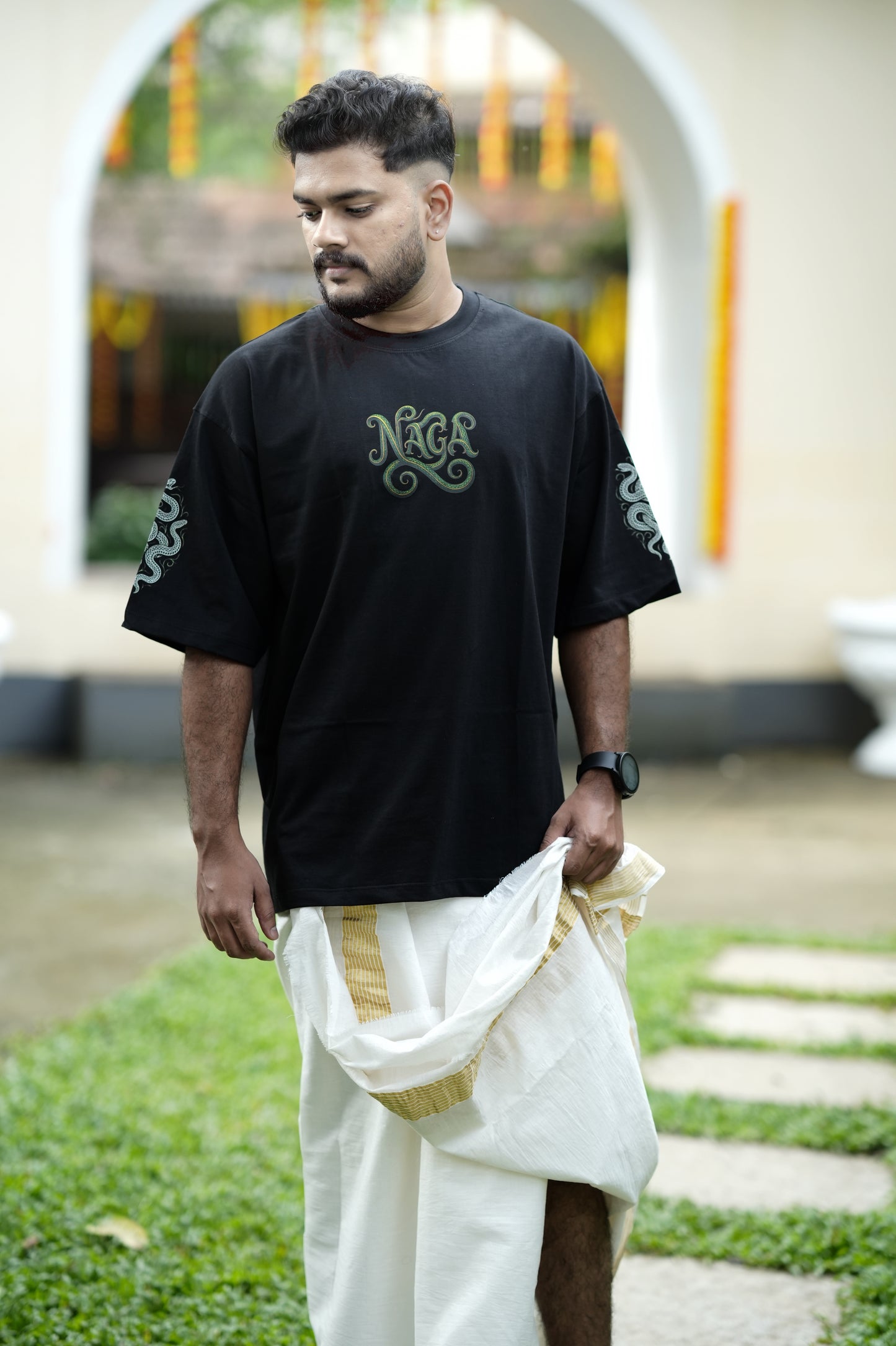 Naga Gothic Oversized Unisex Tshirt