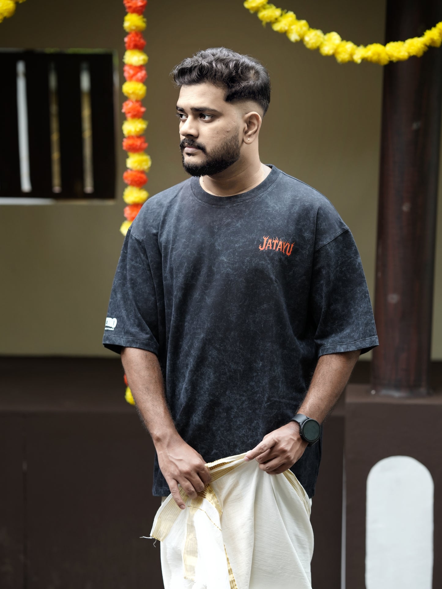 Jatayu Stonewash Oversized Unisex T-shirt
