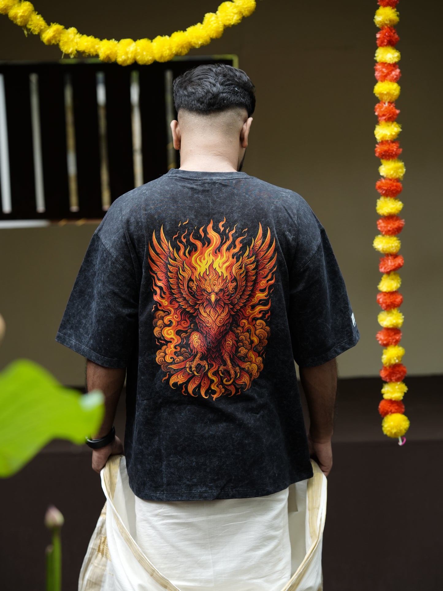 Jatayu Stonewash Oversized Unisex T-shirt