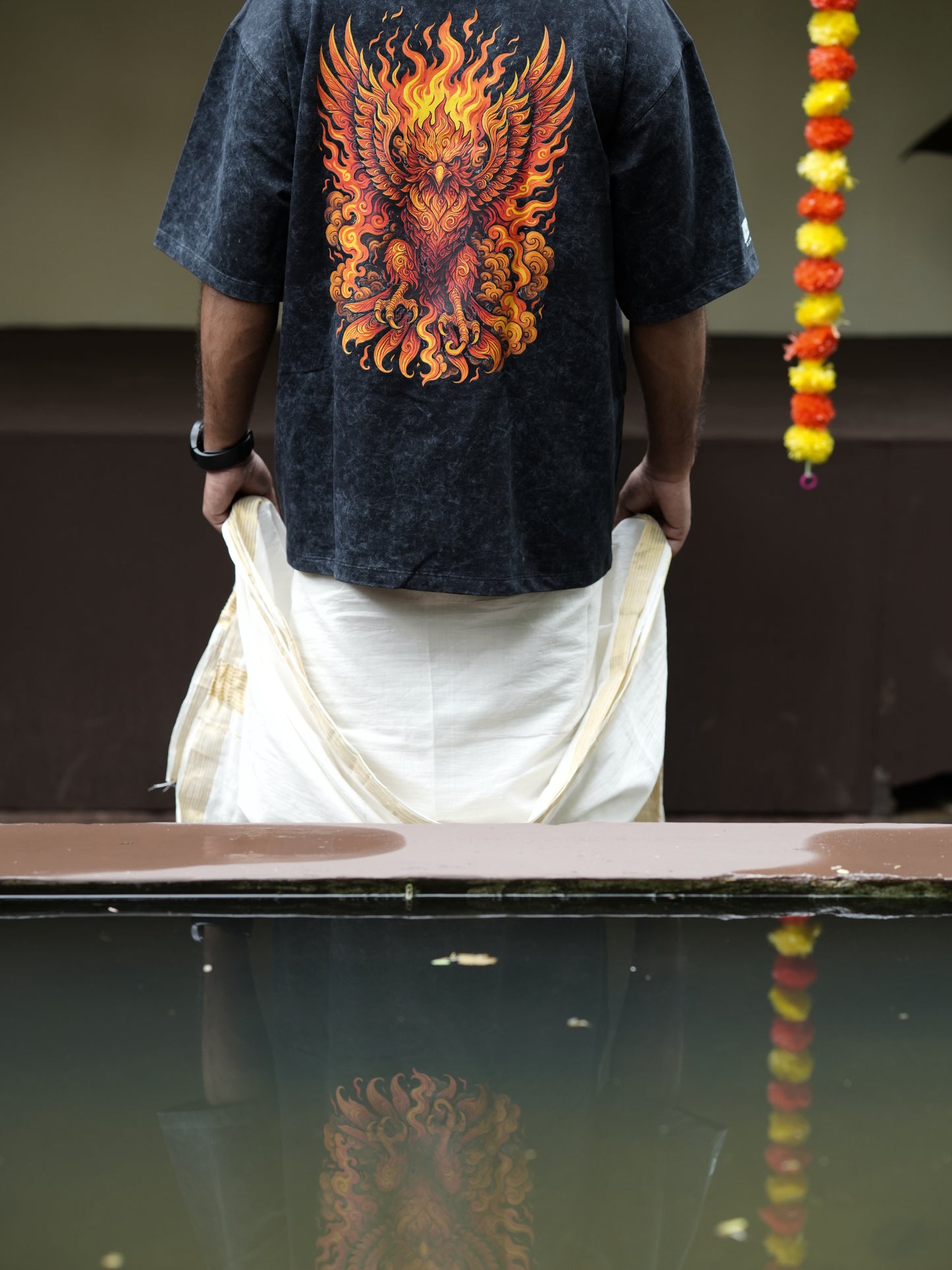 Jatayu Stonewash Oversized Unisex T-shirt