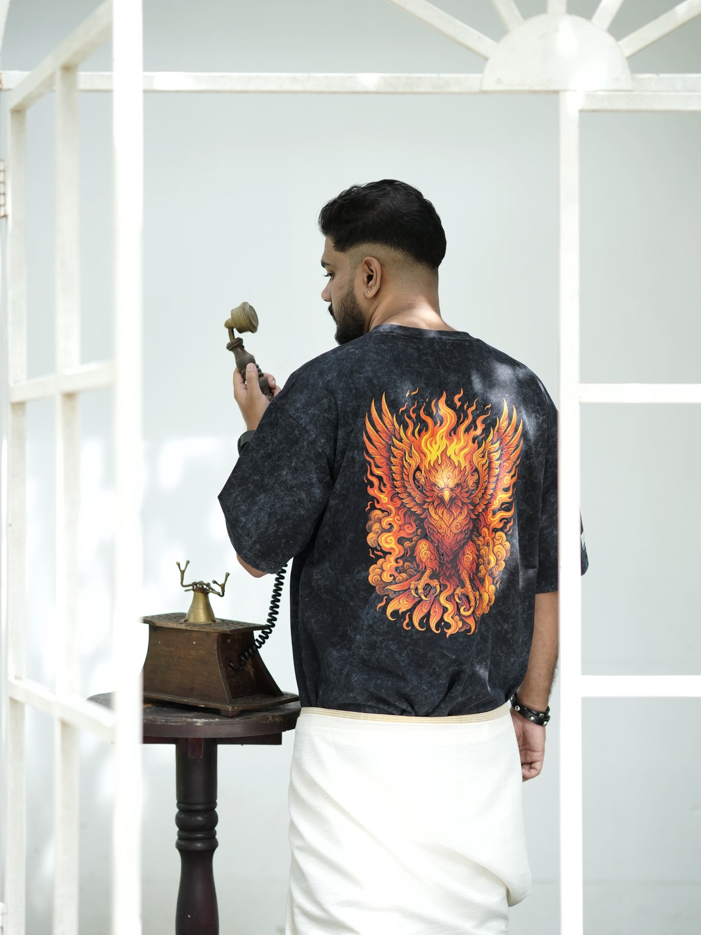 Jatayu Stonewash Oversized Unisex T-shirt