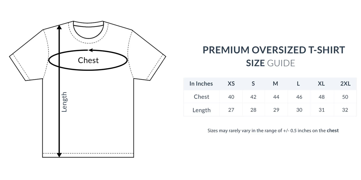 Earth Bound Premium Oversized T-shirt