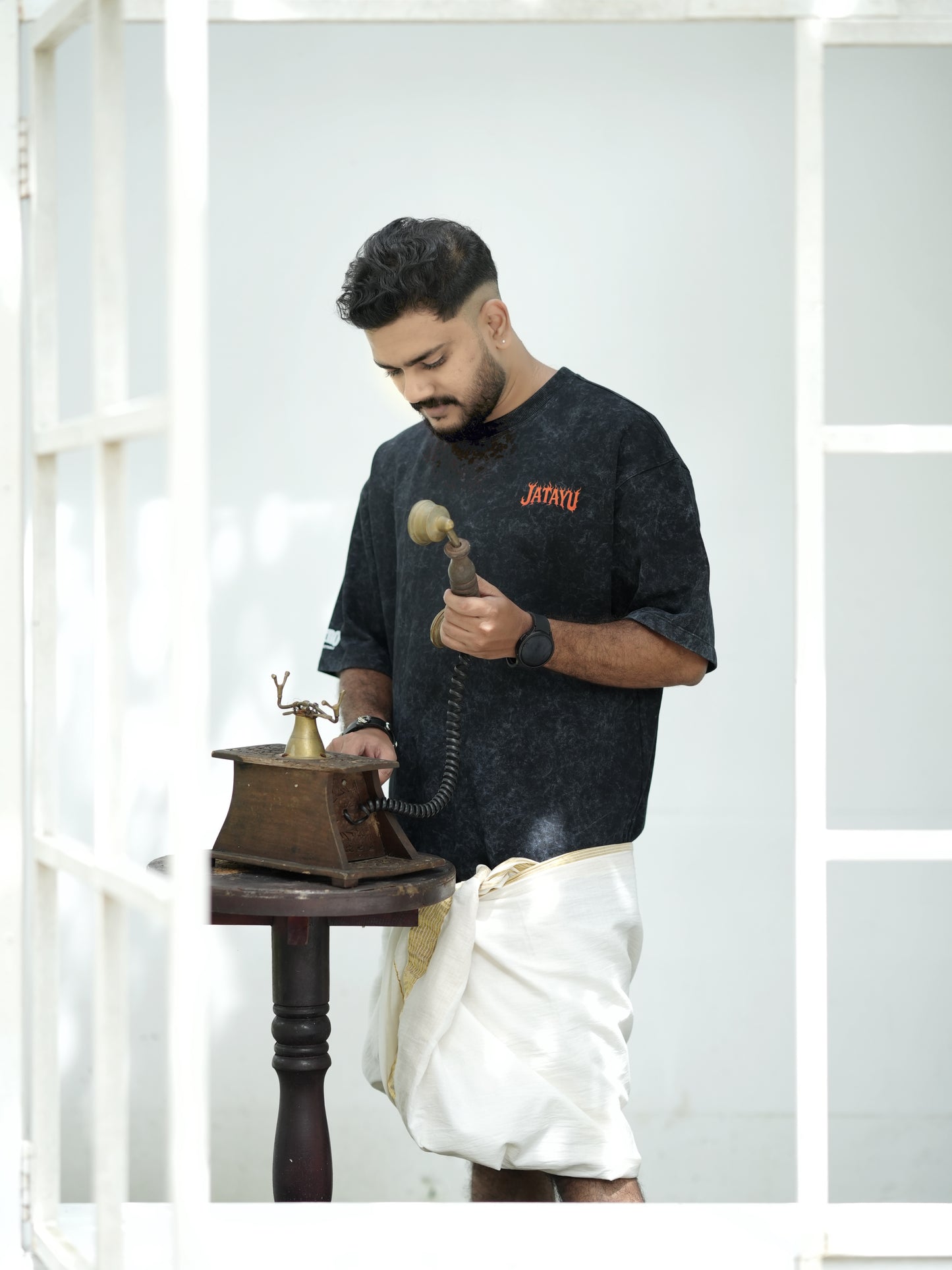Jatayu Stonewash Oversized Unisex T-shirt