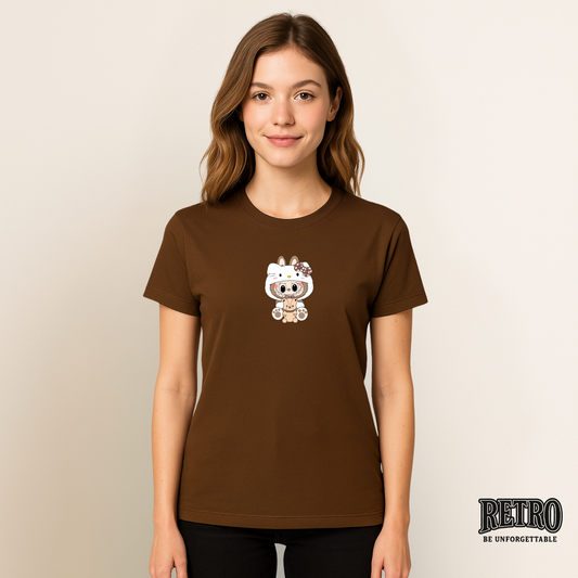 Cute Labubu T-Shirt India – Regular Fit | Trending Kawaii Anime Graphic Tee