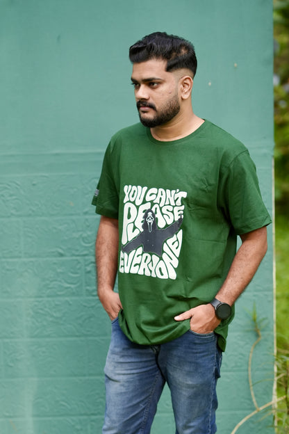 You Can’t Please Everyone Green Tshirt Unisex Regular Fit