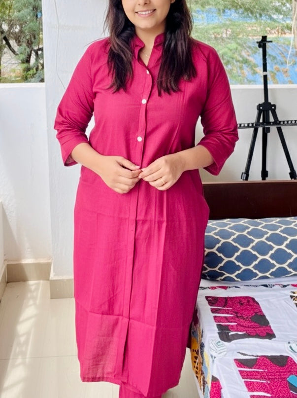 Magenta Vatican Co-Ord Set