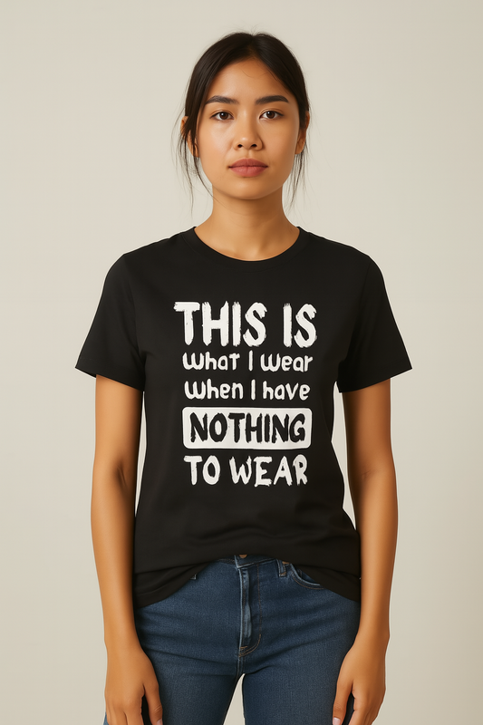 Nothing Tee Regular Fit Women's T-Shirt