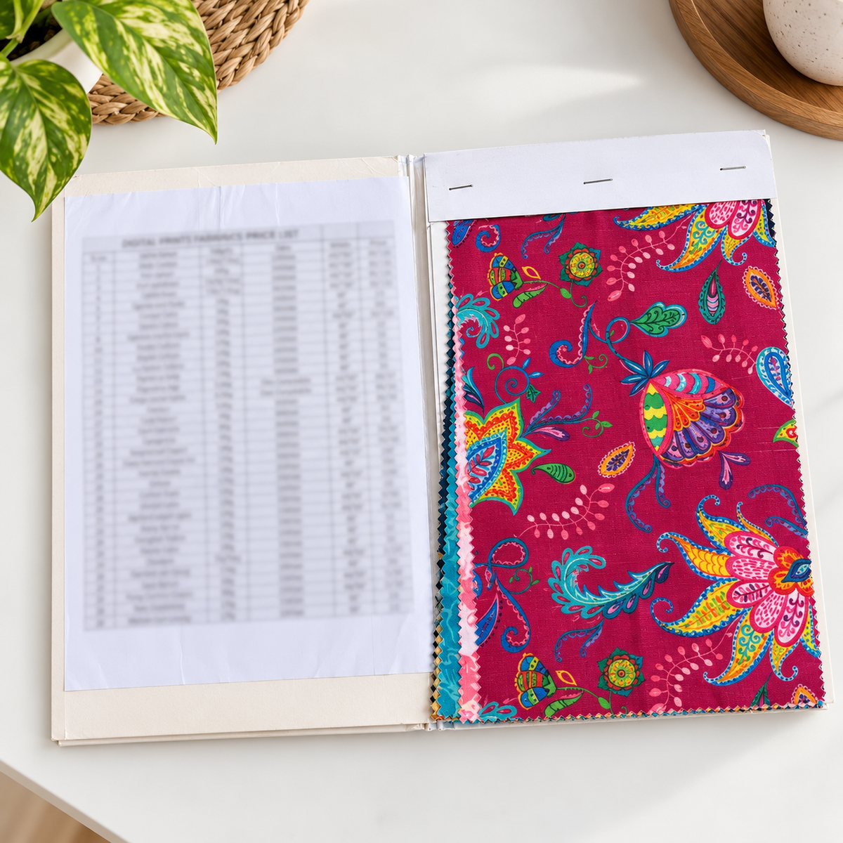 Fabric Swatch Book by Retro