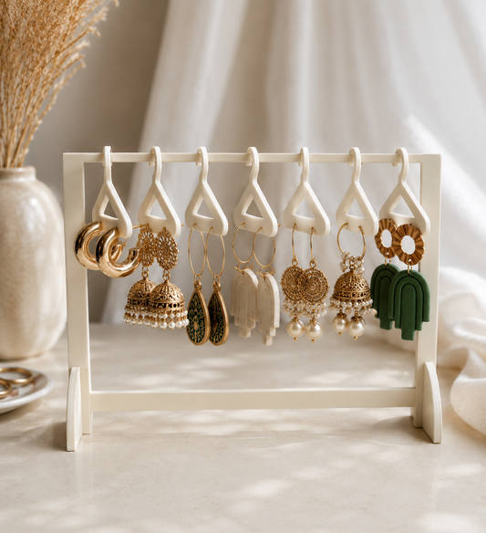 Hanger-Shaped Earring Holder