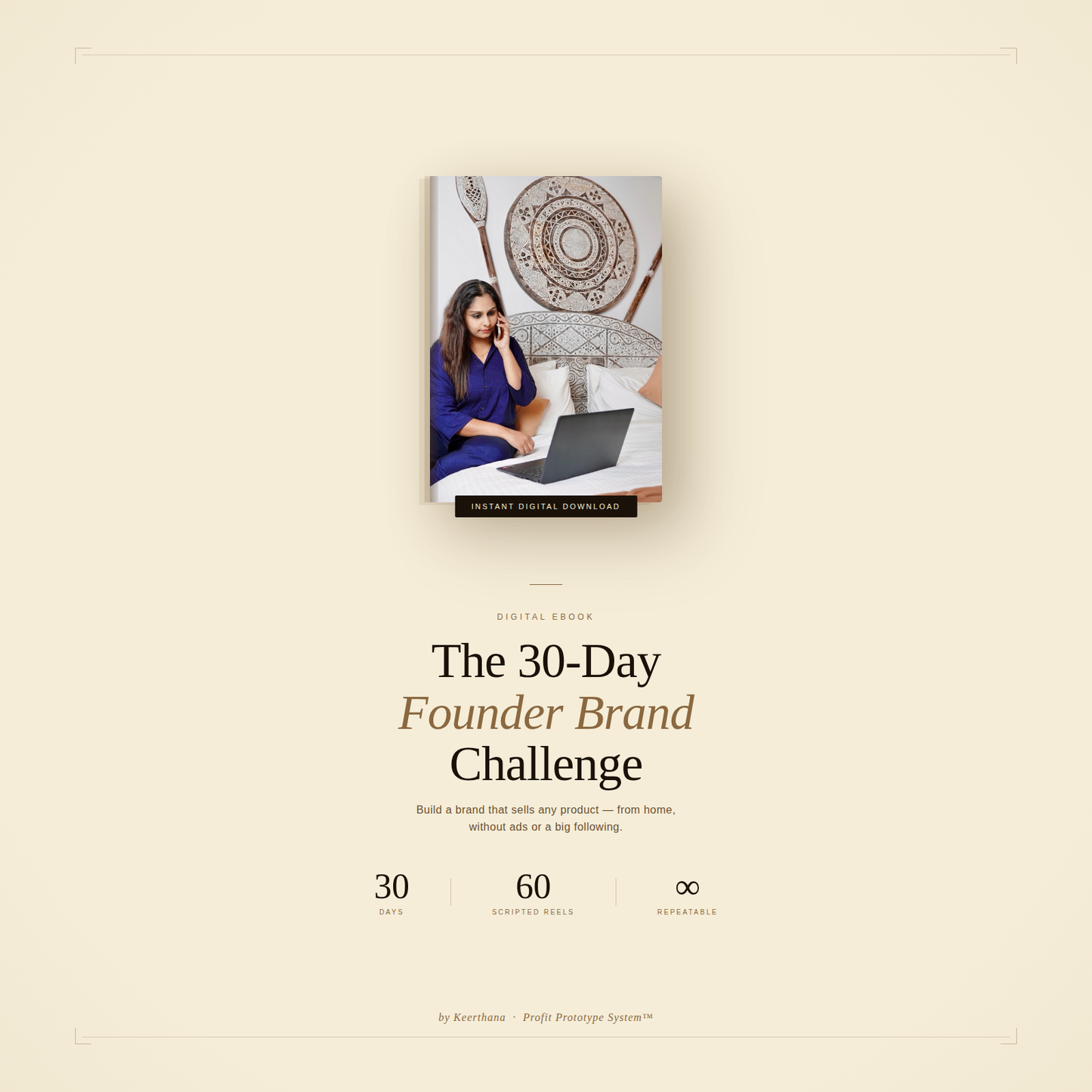 The 30-Day Founder Brand Challenge - Digital Ebook
