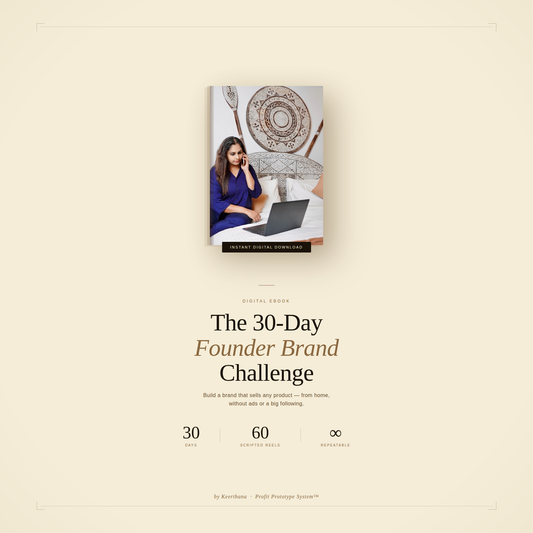 The 30-Day Founder Brand Challenge - Digital Ebook